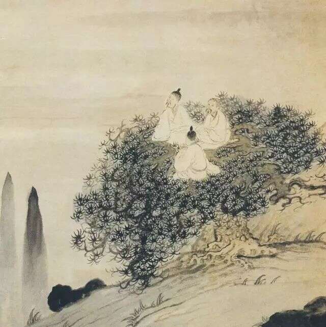 清初画家石涛画中的小人儿 生拙古朴 别具一格 楠木轩