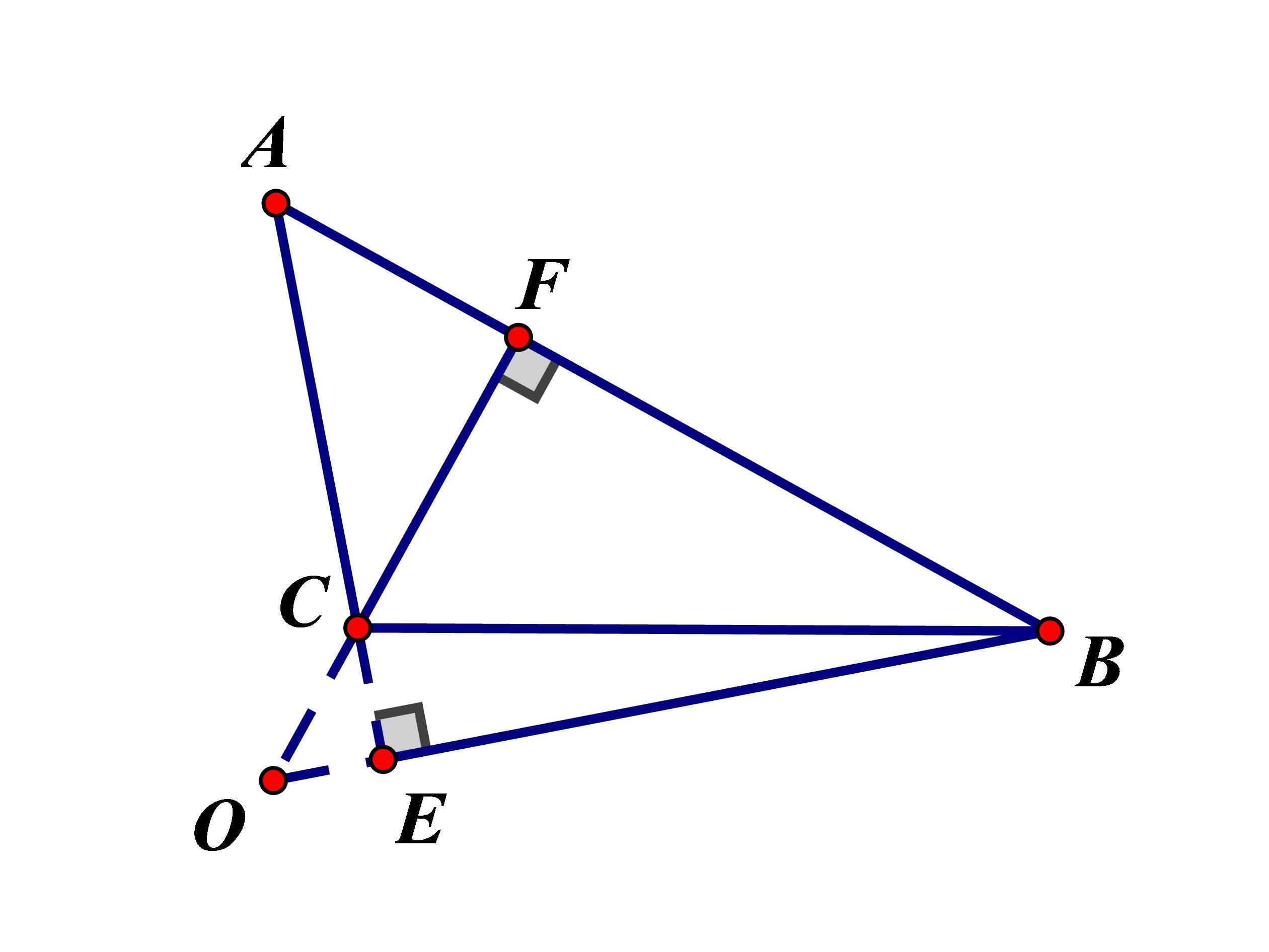 八年级数学 三角形两条高的夹角 楠木轩