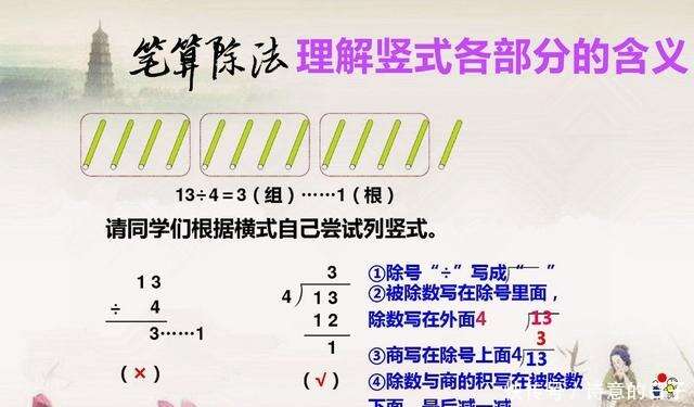 三年级数学笔算除法 技巧和方法详解 楠木轩