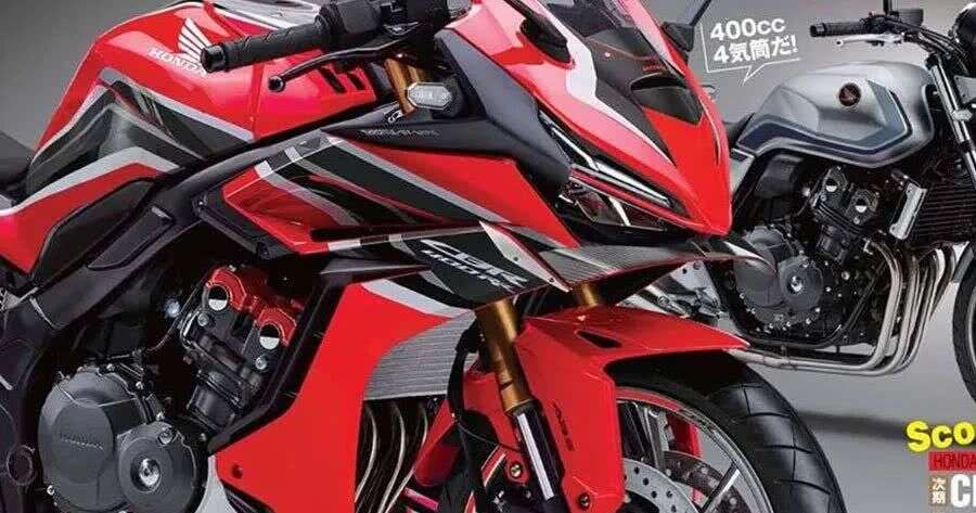 本田cbr400rr四缸跑车网图曝光 采用cb400的发动机 楠木轩