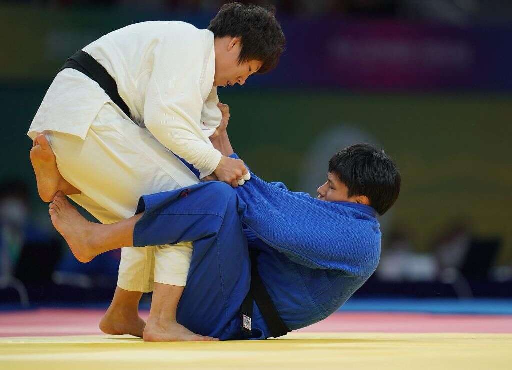 National Games-Judo Women's 63 kg final: Yang Junxia wins