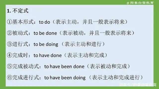 非谓语动词 只有4种 却是万千中学生的拦路猛虎 一篇解决 楠木轩