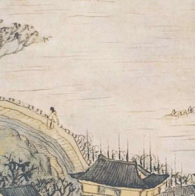 清初画家石涛画中的小人儿 生拙古朴 别具一格 楠木轩