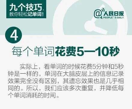 恕我直言 背英语单词 用这九个技巧就够了 楠木轩