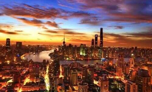 上海夜景 环境 工业 外资均强于北京 厚积薄发的上海经济 楠木轩