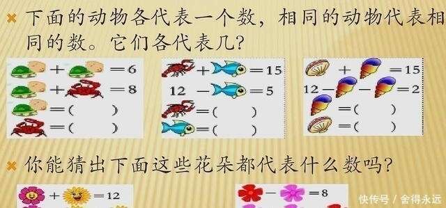 一道一年级的数学附加题家长 我看着怎么是三元一次方程组 楠木轩