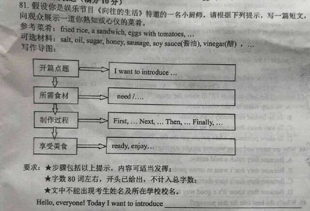 向往的生活 写进英语考卷 官博认证实红出圈 但粉丝却不干了 楠木轩