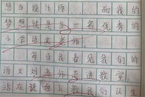 小学生作文 长大以后做什么 走红 文笔细腻真挚 老师备受感动 楠木轩