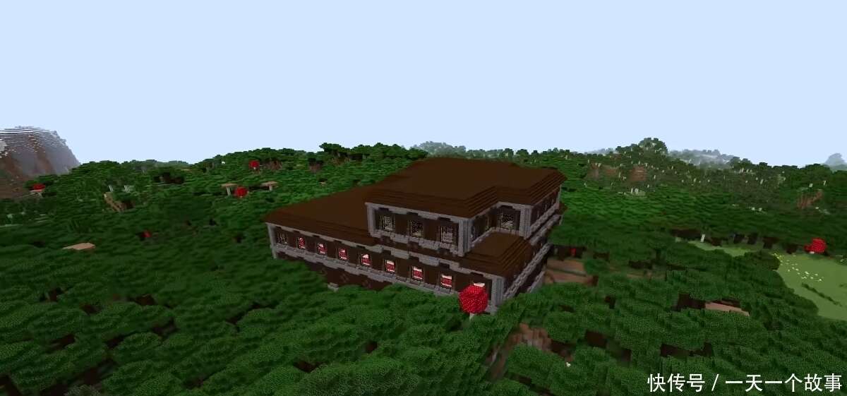 我的世界 如何在游戏中改造一座林地府邸 这才可以叫豪华基地 楠木轩