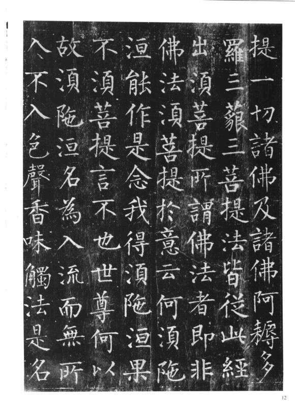 柳誠懸早期楷書 金剛經 今考其書 誠為絕藝 尤可貴也 楠木軒