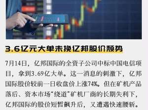 3.6億元大單未挽億邦股價頹勢：是時候豐富業務結構了？